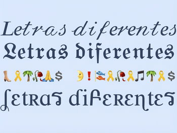 Gerador Letras diferentes, bonitas e elegantes