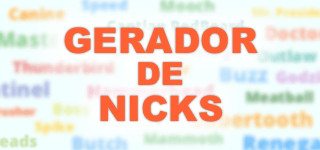 Gerador de Nicks online